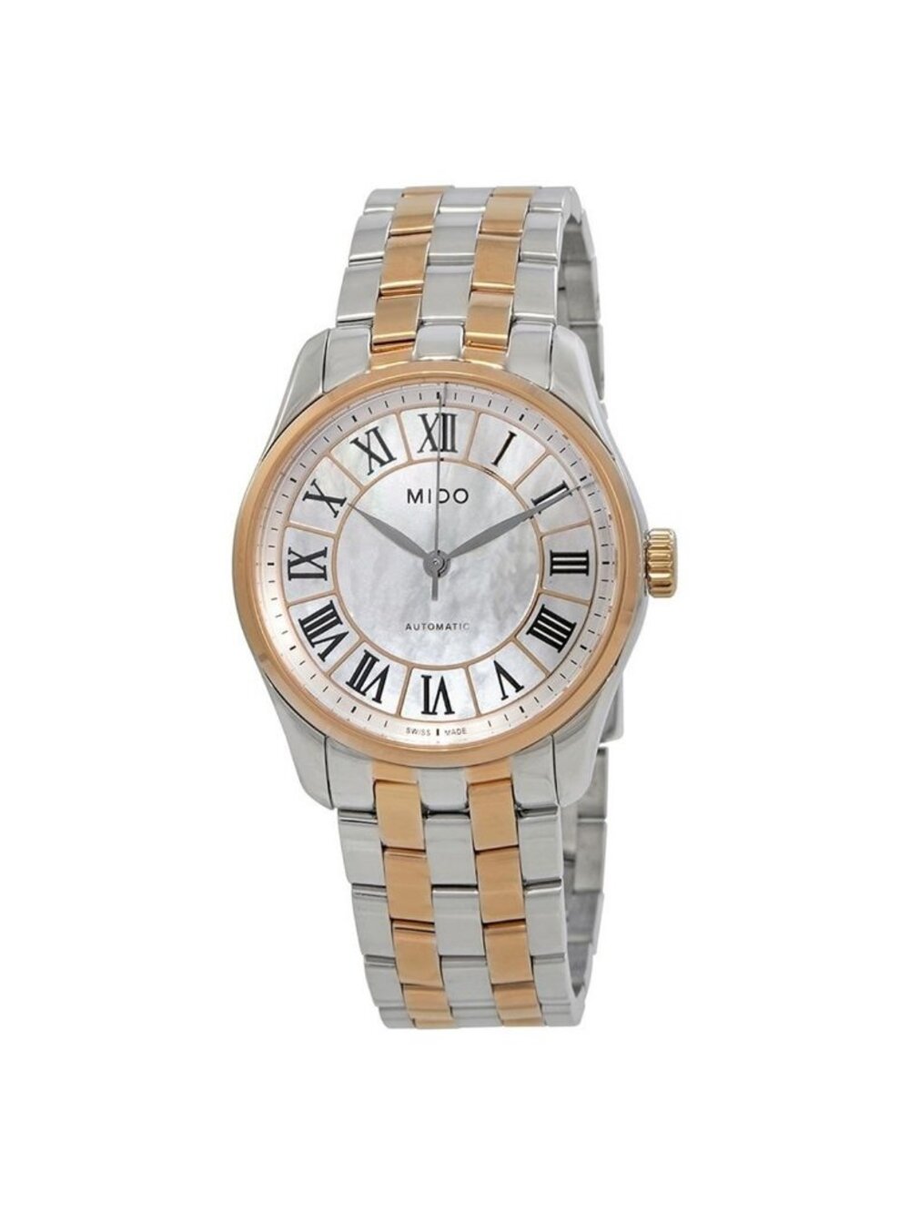 NWT Mido Belluna II Mother of Pearl Dial Ladies Watch M024.207.22.110.00